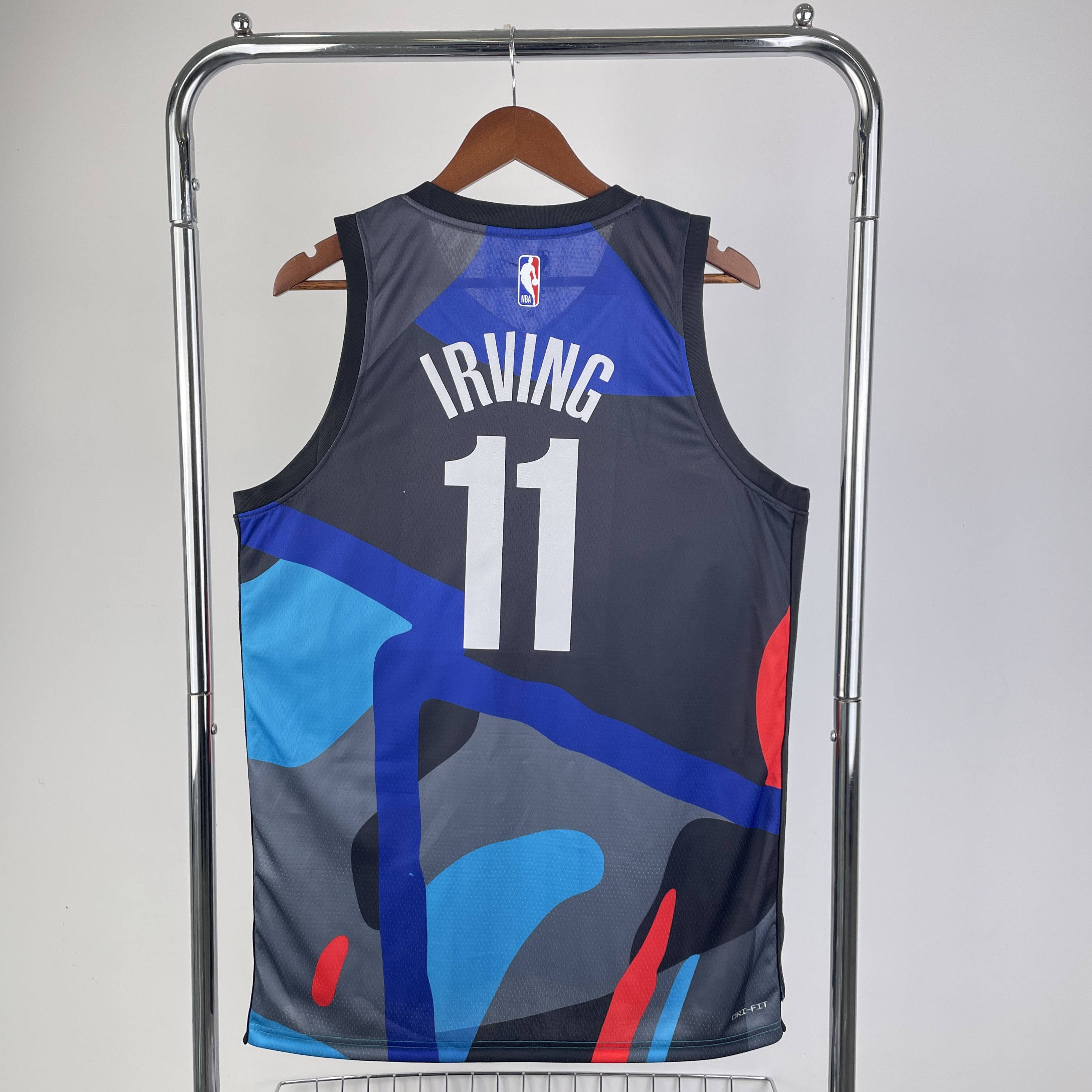 Men Brooklyn Nets #11 Irving Black City Edition 2024 Nike NBA Jersey